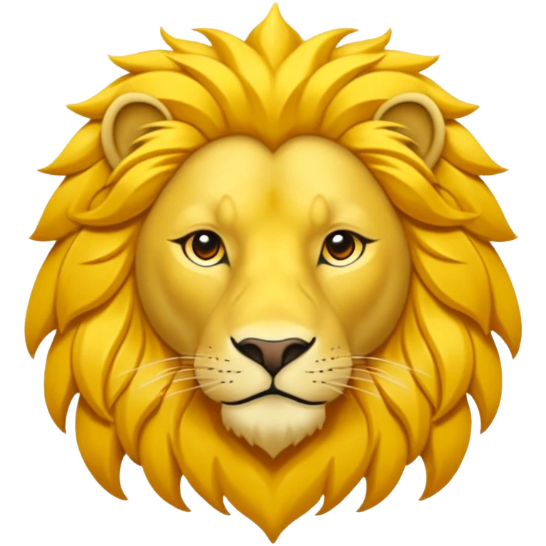 Güneş gözlüklü pantolonlu sarı kırmızı tişörtlü yeşil gözlü mavi saçlı aslan emoji