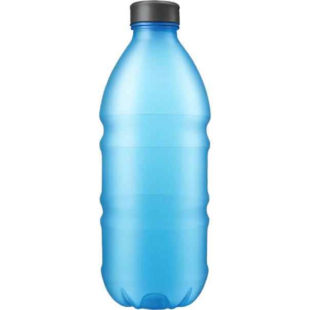Plastic water bottle emoji