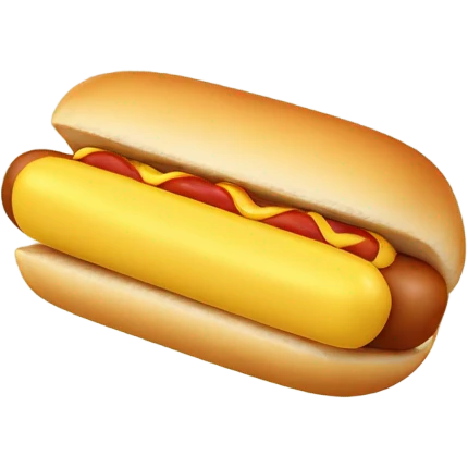 Stick of butter in hotdog bun  emoji
