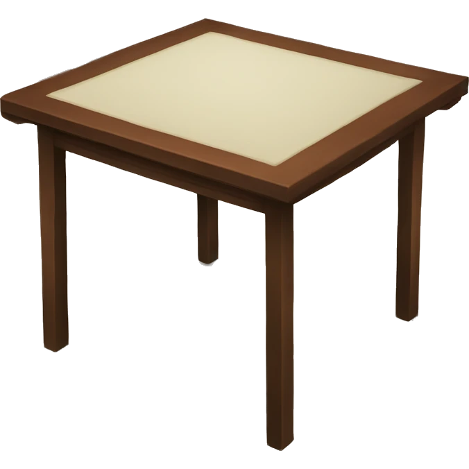 Chinese square table emoji