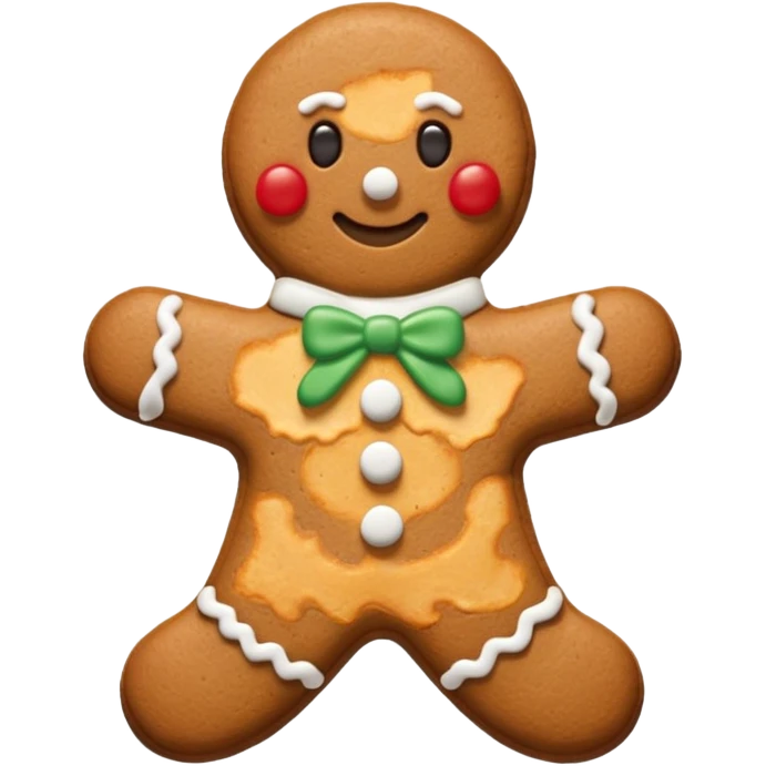 Biscoito de Natal boneco  emoji
