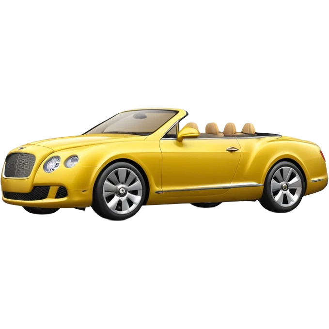Yellow Bentley emoji