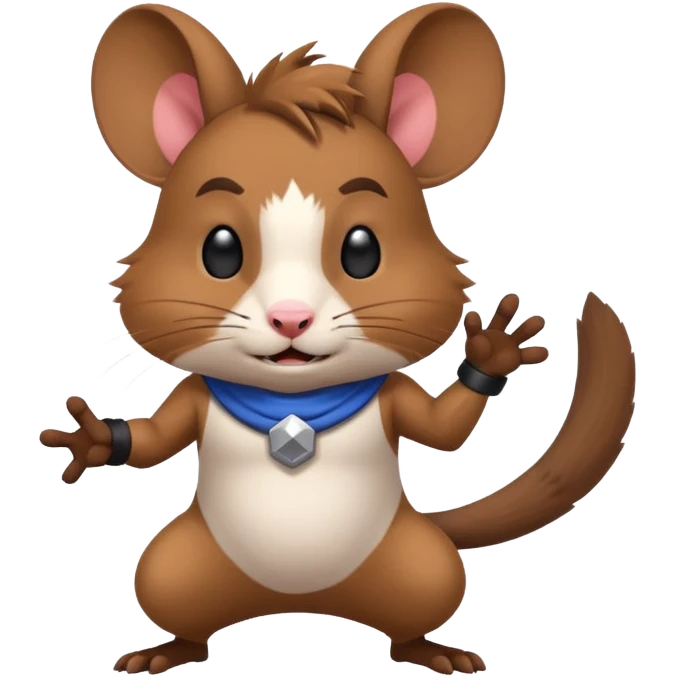 Degu playing brawlstars emoji