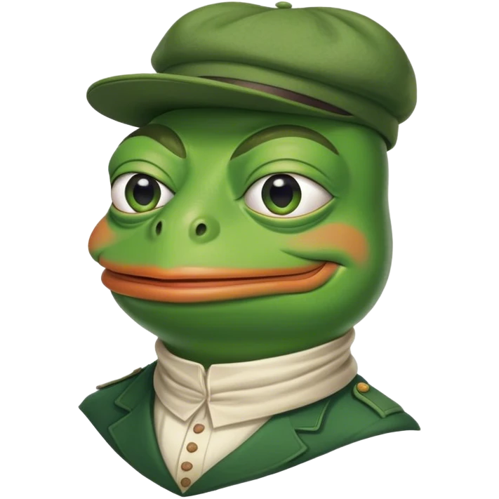 Man with Pepe emoji