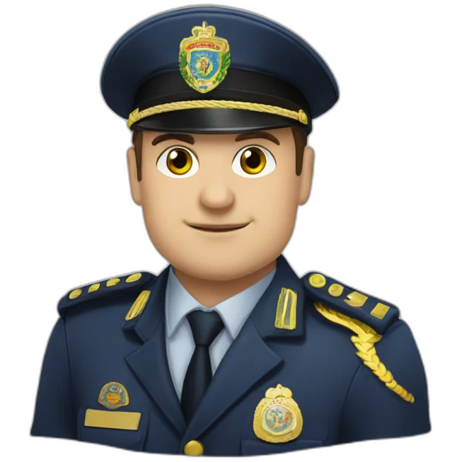Moldova police oficer, chamge the embleme emoji