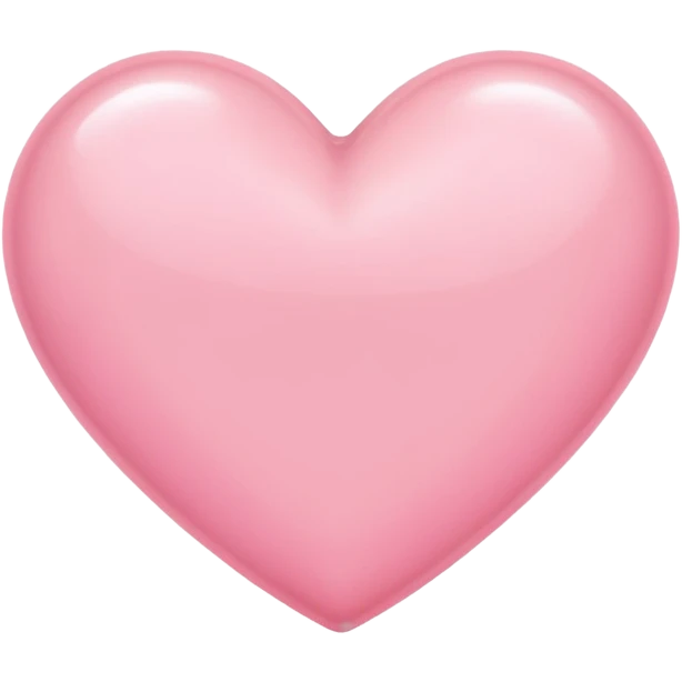 light pink heart emoji