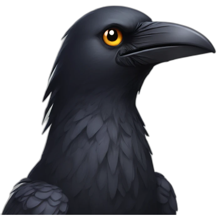 Draw me scary crow emoji