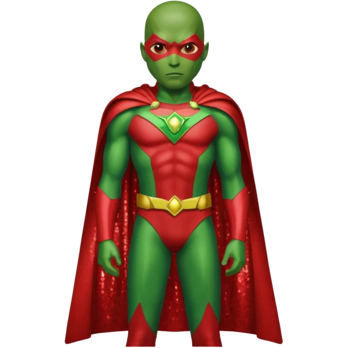 Martian Manhunter with Sequin Outfit emoji