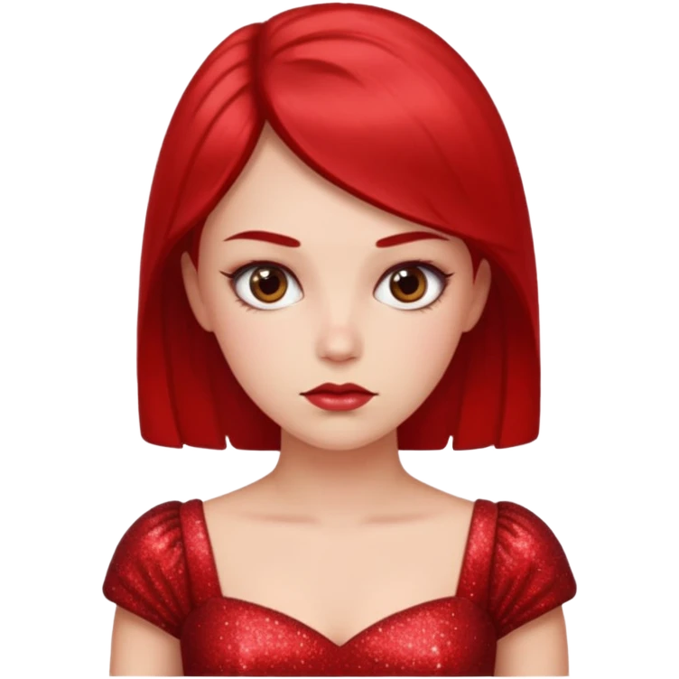 red glitter administrator emoji