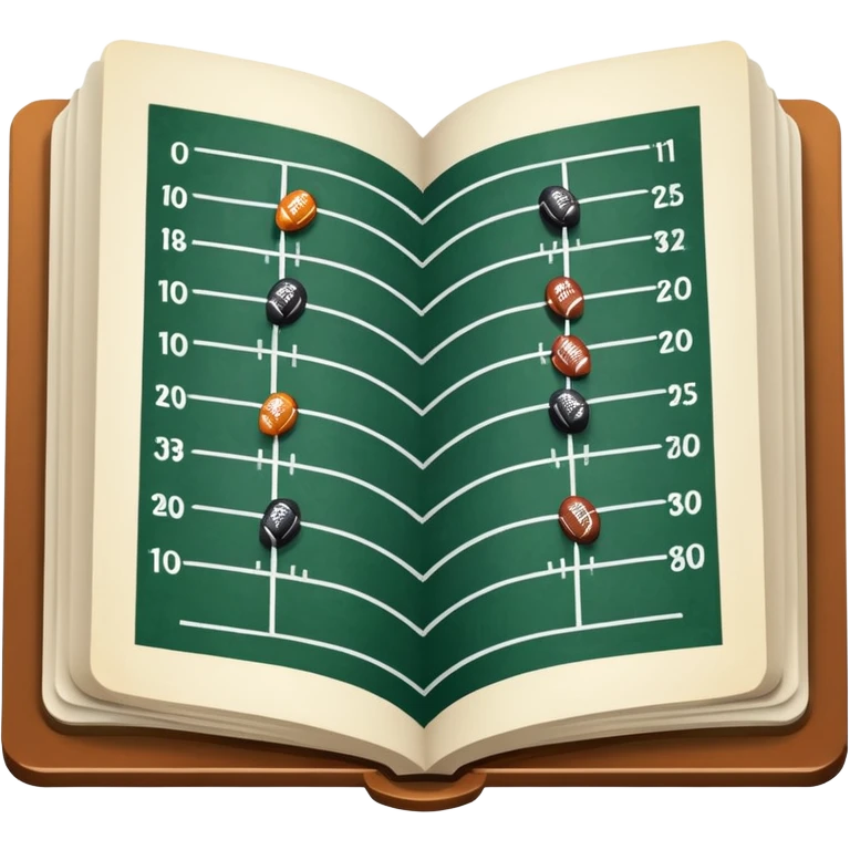 amercian football playbook  emoji