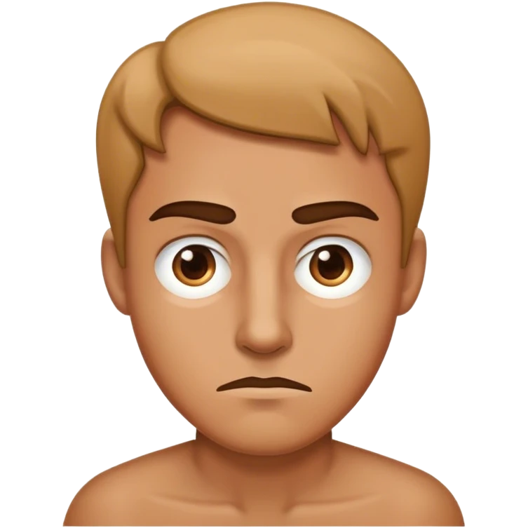 Suspicious squint emoji
