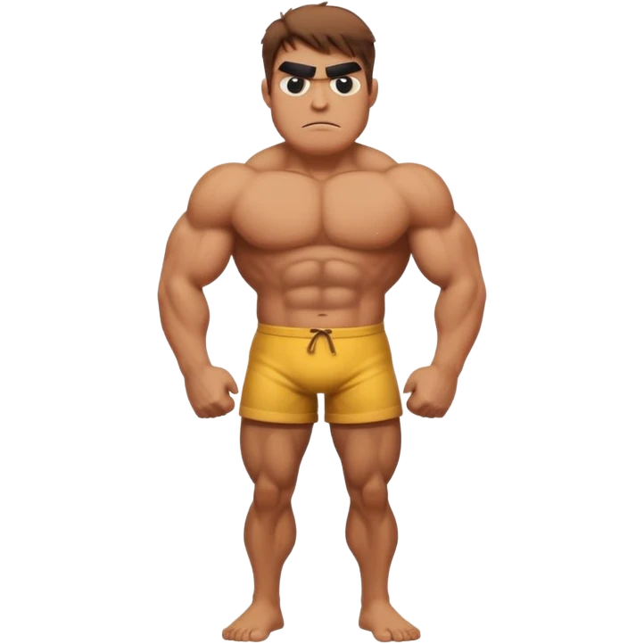 fullbody giant one-eye cyclop, standing with arms crossed emoji