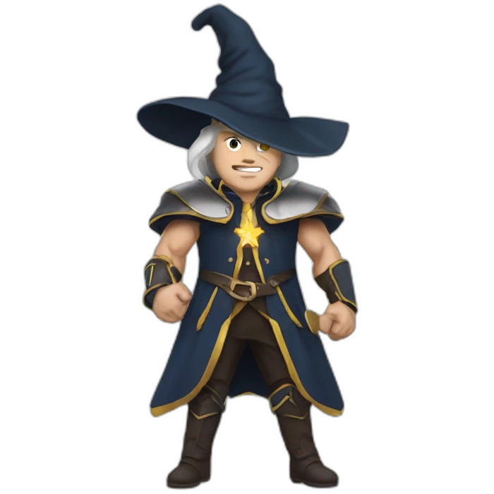 muscle macron wizard emoji
