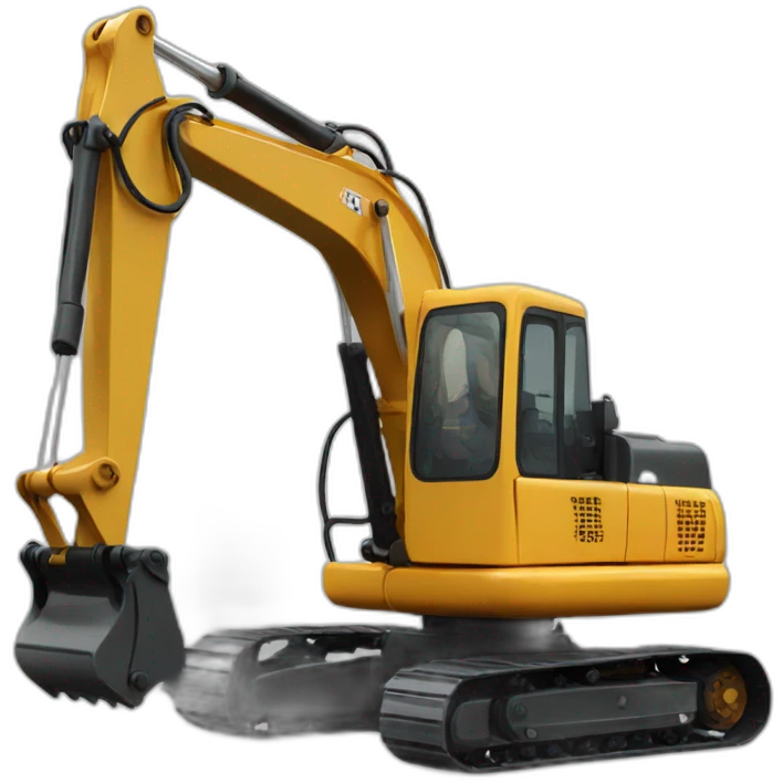 Mini excavator  emoji