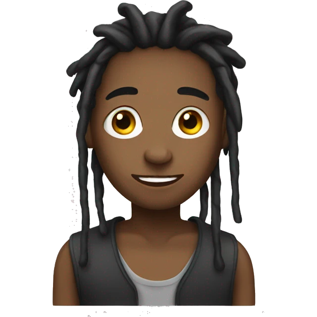 Boy with dreads  emoji