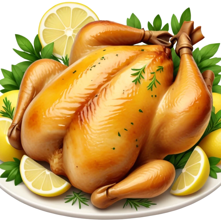 Lemon herb roasted chicken  emoji