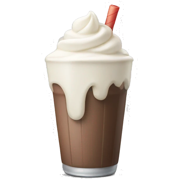 Milkshake emoji