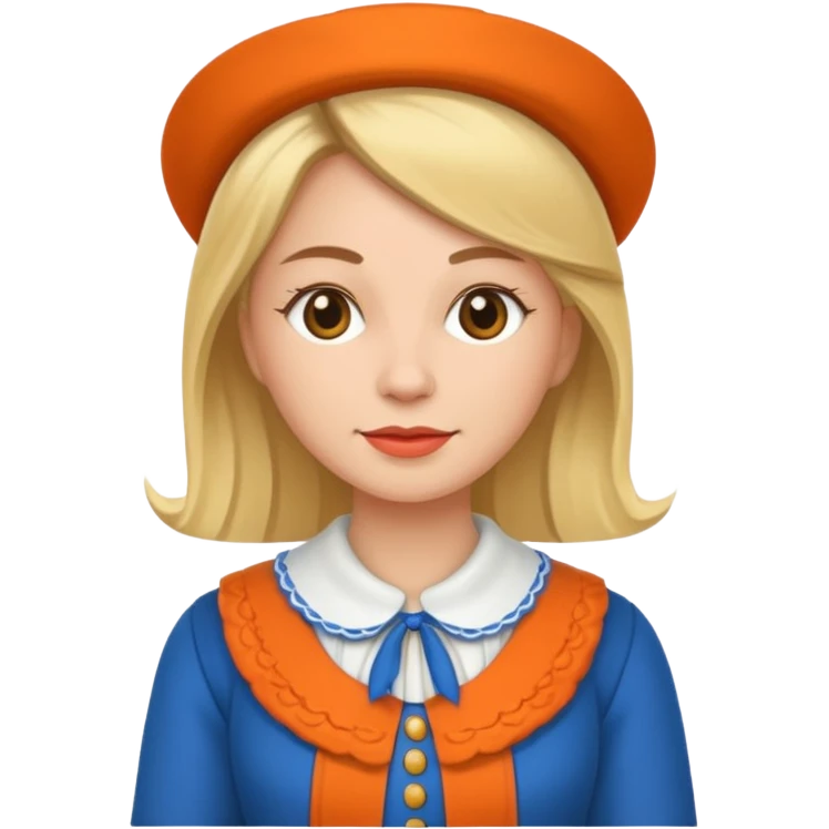 woman with dutch clothing emoji