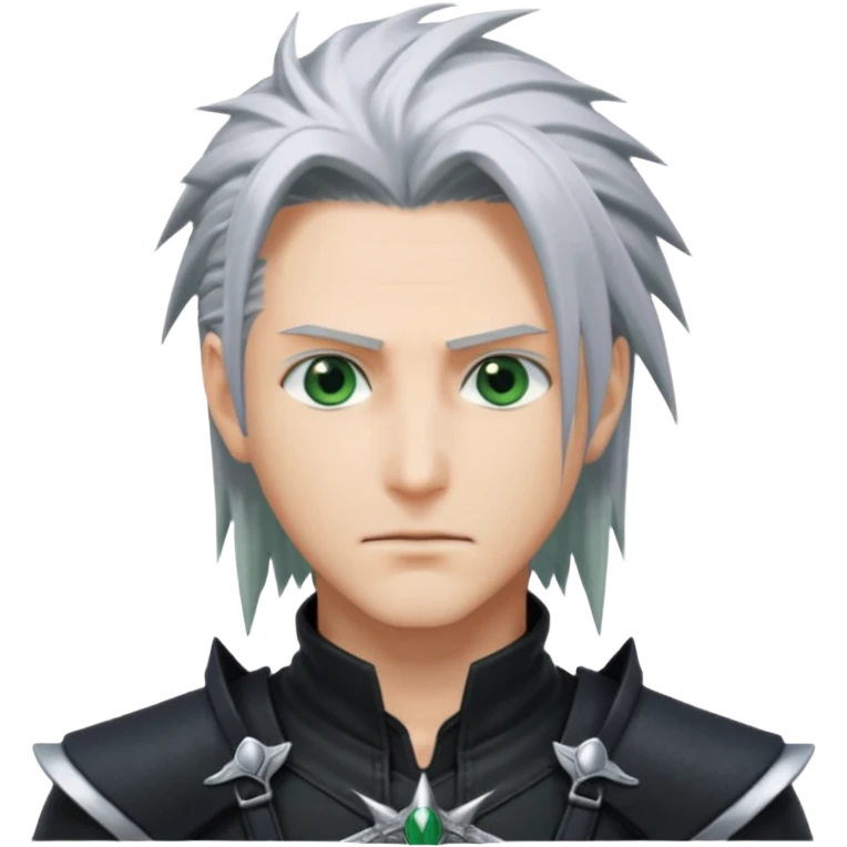 handomse green eyes sephirot ff7 emoji