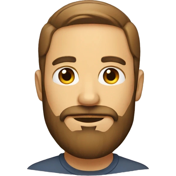 man with beard emoji
