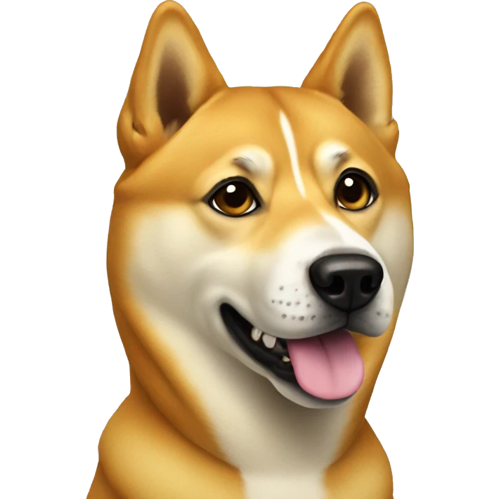 Doge and bitcoin emoji