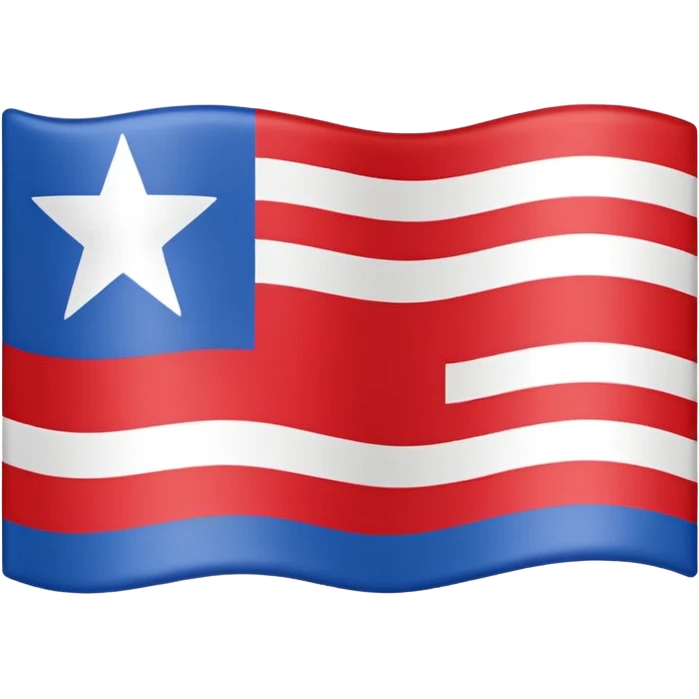 Emoji du drapeau de la Yougoslavie avec un drapeau en ligne comme celui de l’Allemagne avec en haut du bleu au milieu du blanc avec un étoile et en bas du rouge  emoji