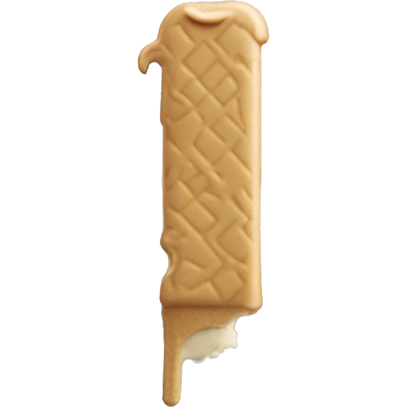 Mickey Mouse ice cream bar with bite missing emoji