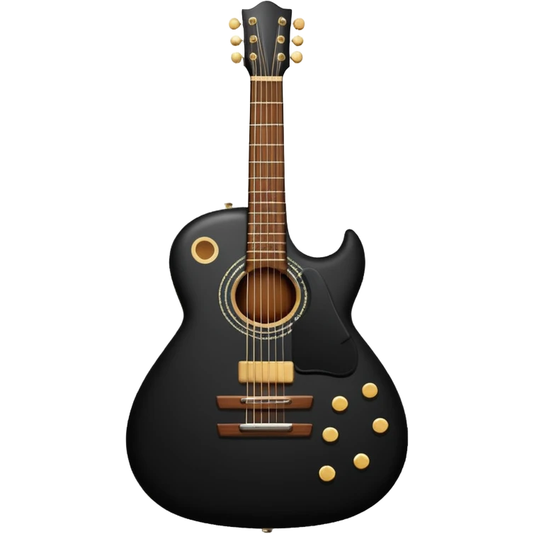 Violão preto pra copiar emoji