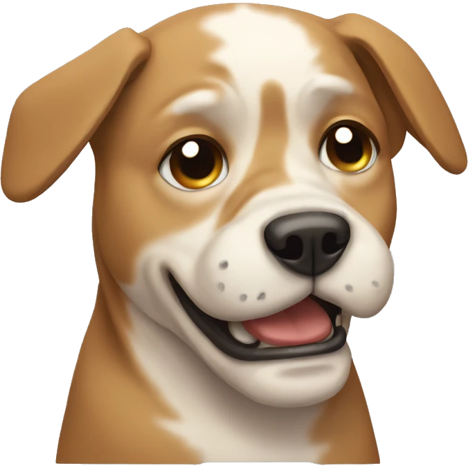 Crying dog emoji