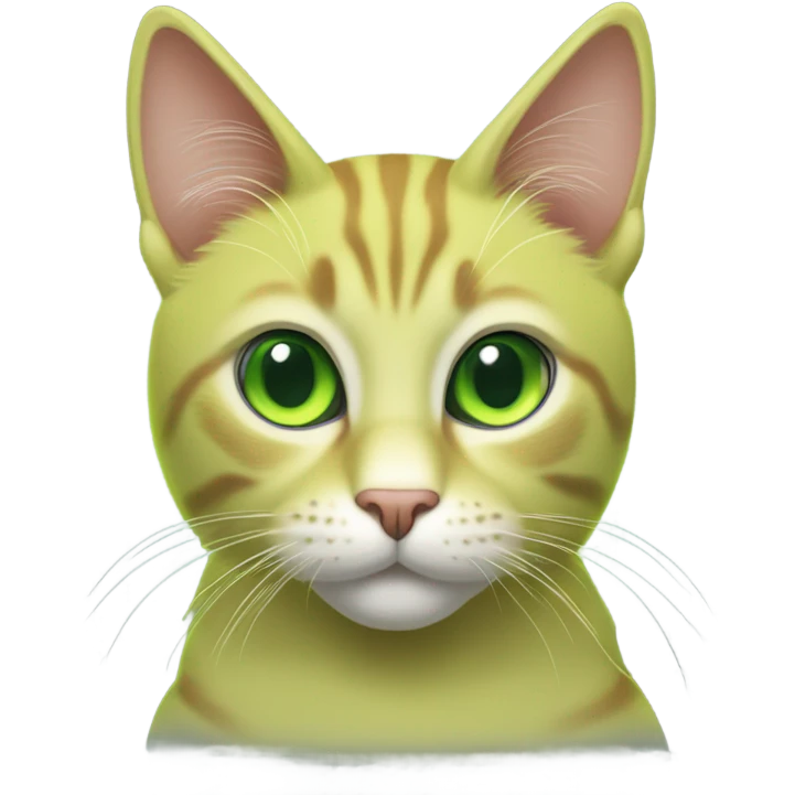 chartreuse cat emoji