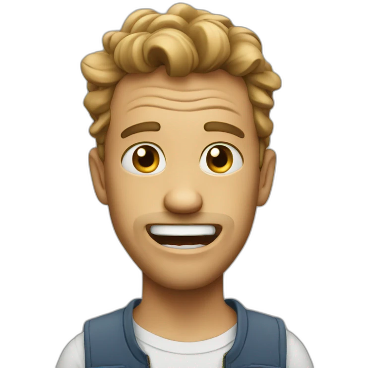 going crazy dude emoji