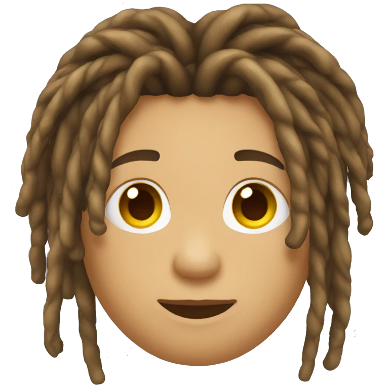 floating dreadlocks emoji