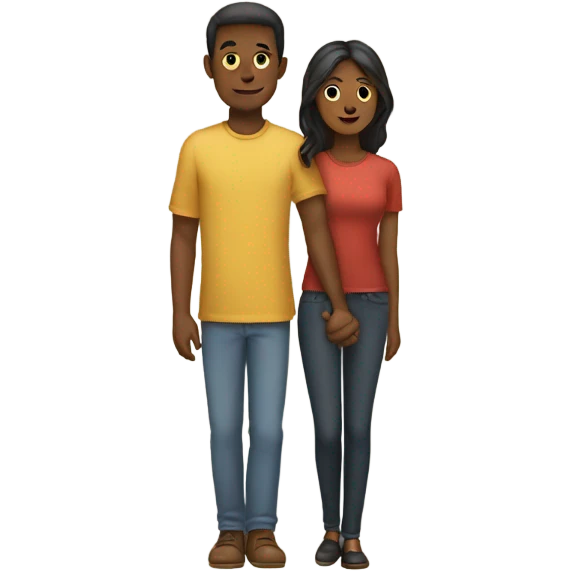 Two people holding hand emoji