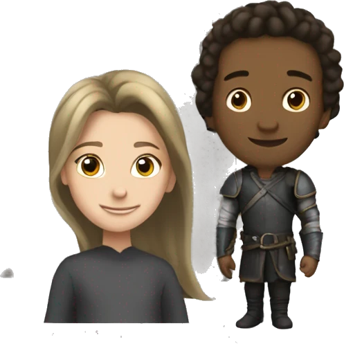 Me and castle  emoji