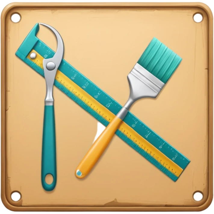 mac os icon crop ruler square wall paint emoji