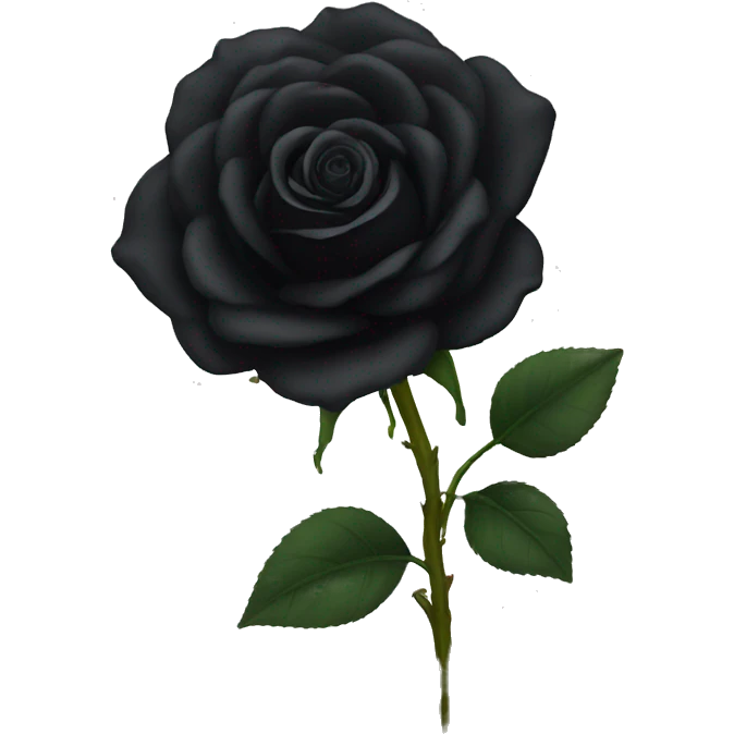 black rose emoji