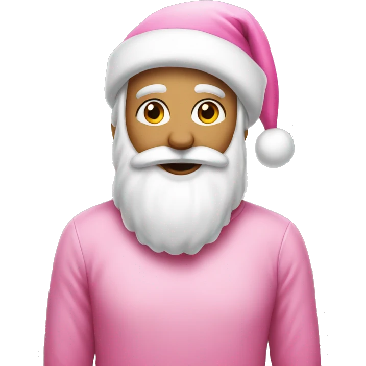 pink christmas emoji