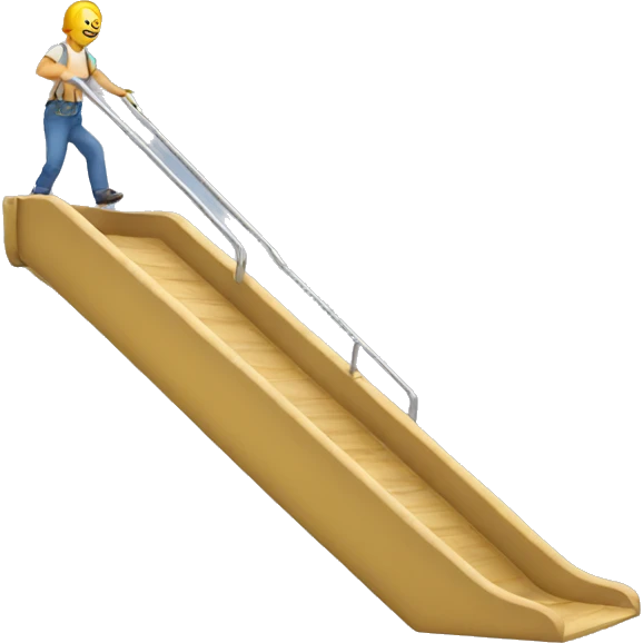 Slide down emoji