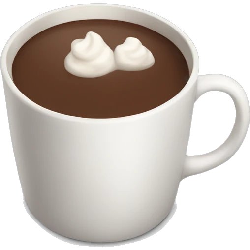 Cup of hot chocolate  emoji