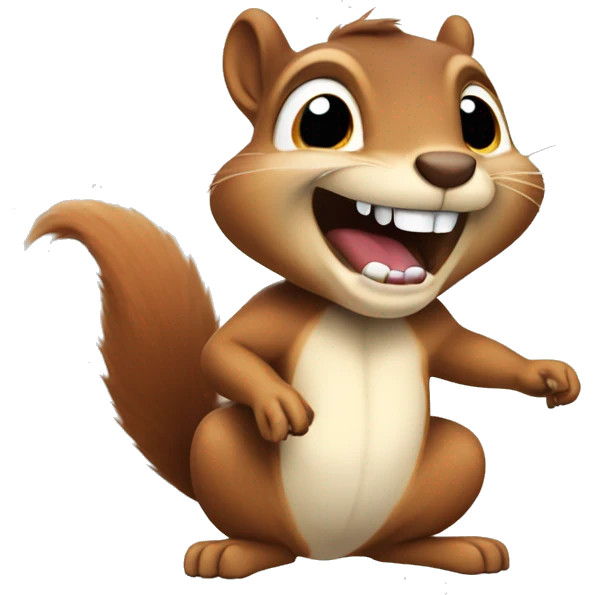SQUIRREL WITH TWO TEETH OUT emoji