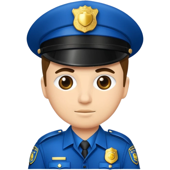 fancy police officer emoji