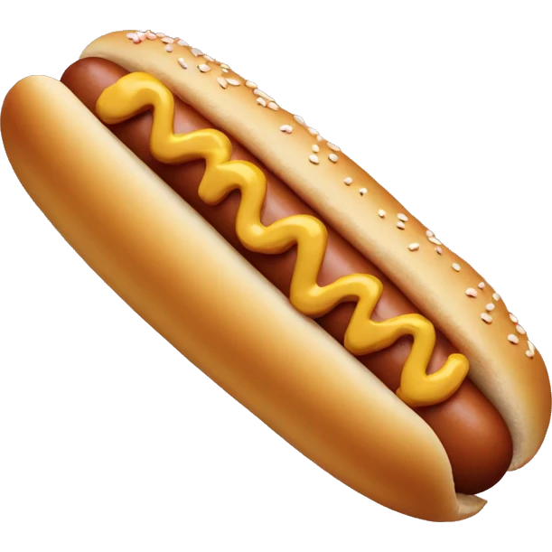 an emoji face that is eating a hot dog emoji