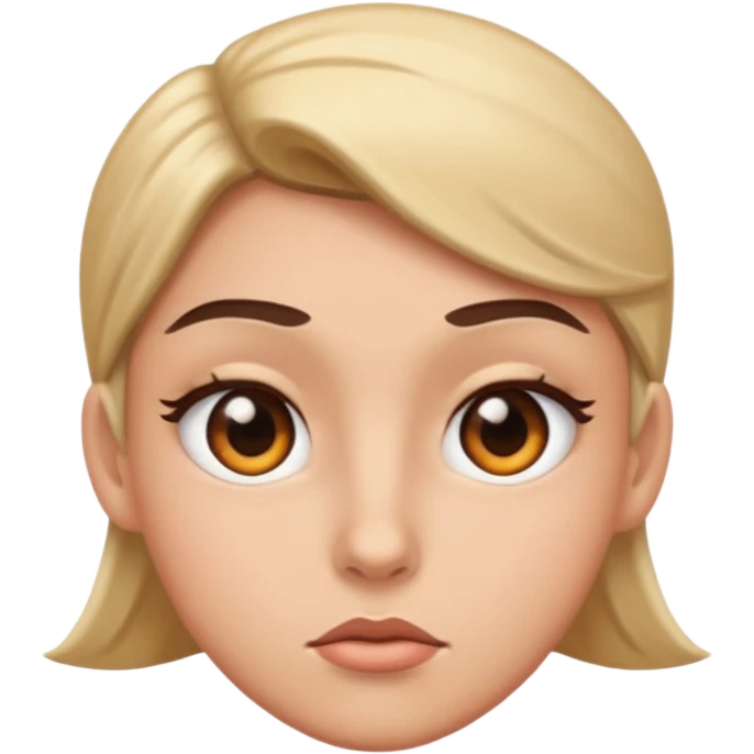 Bombastic side eye emoji