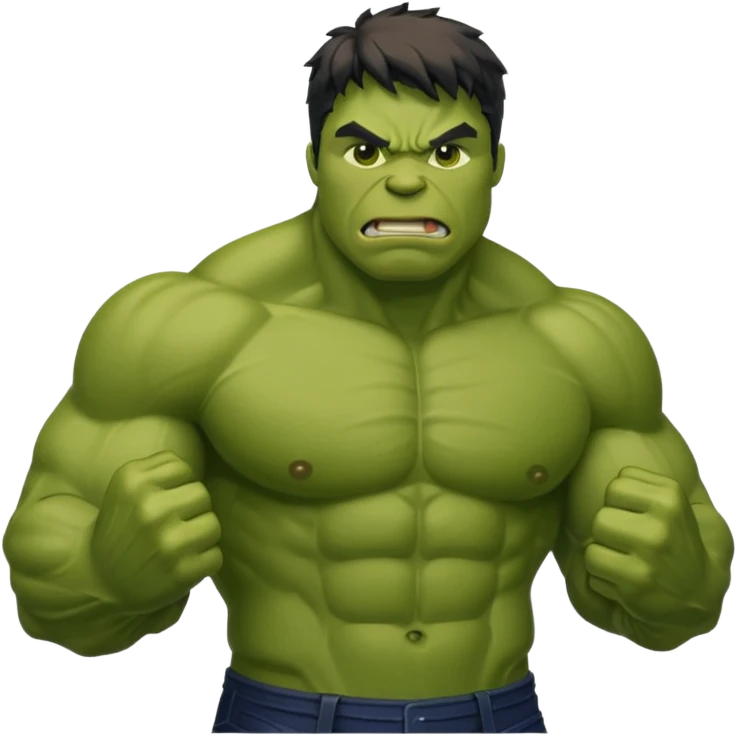 Hulk full body emoji