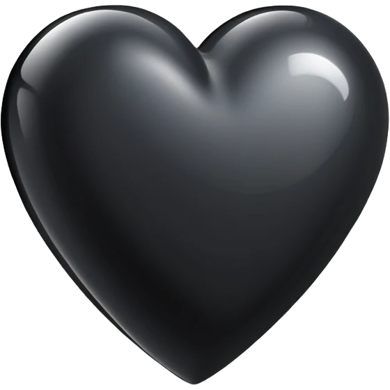 Black heart emoji
