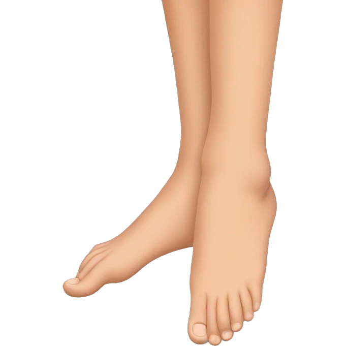 Holding feet  emoji