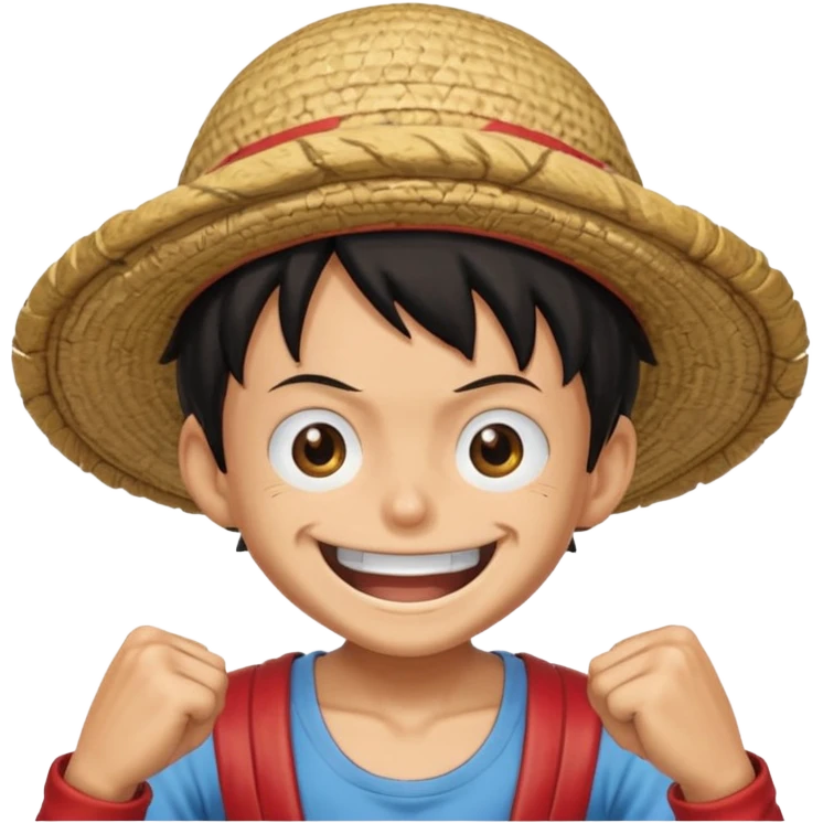 happy luffy gear 5  emoji