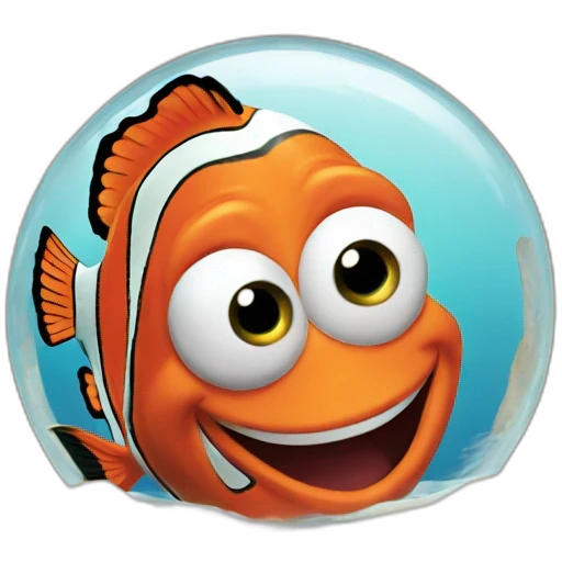 Nemo with his home emoji