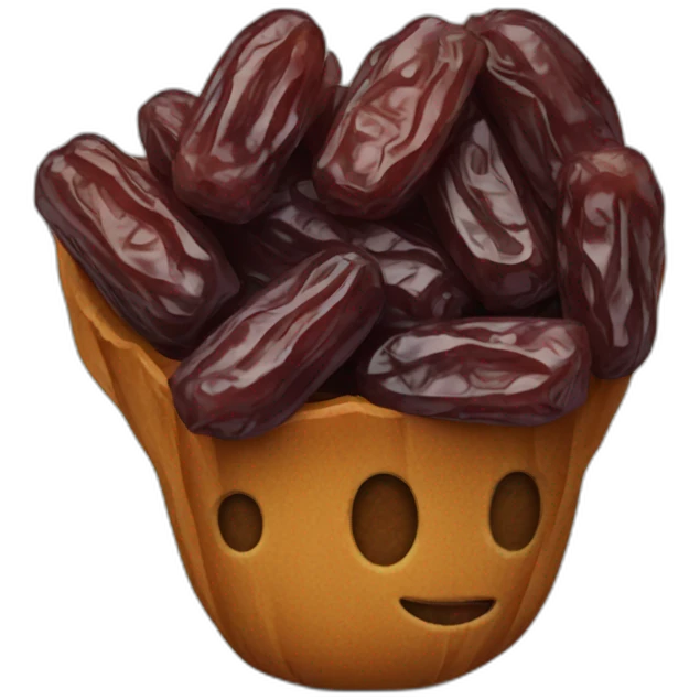 dried date emoji