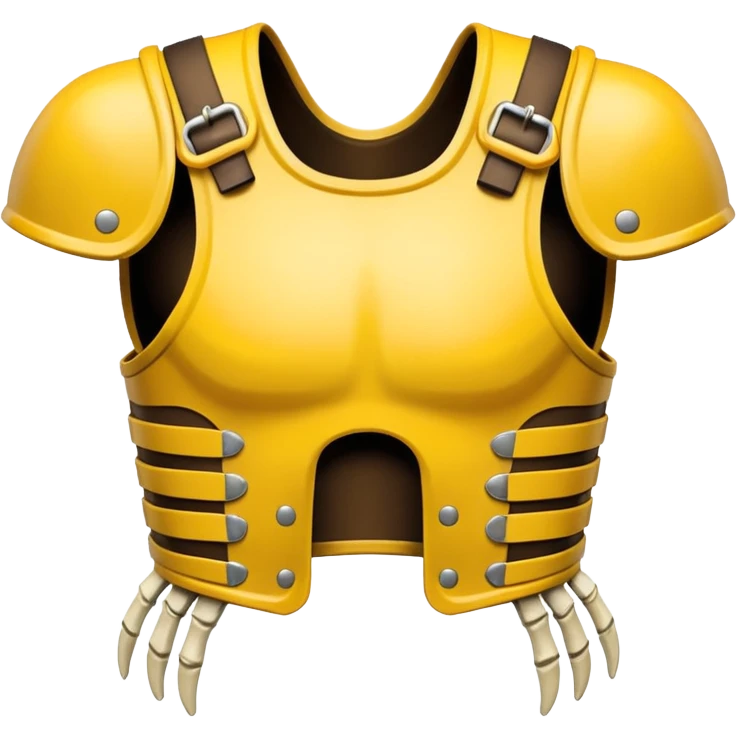 yellow predator bone chestplate emoji